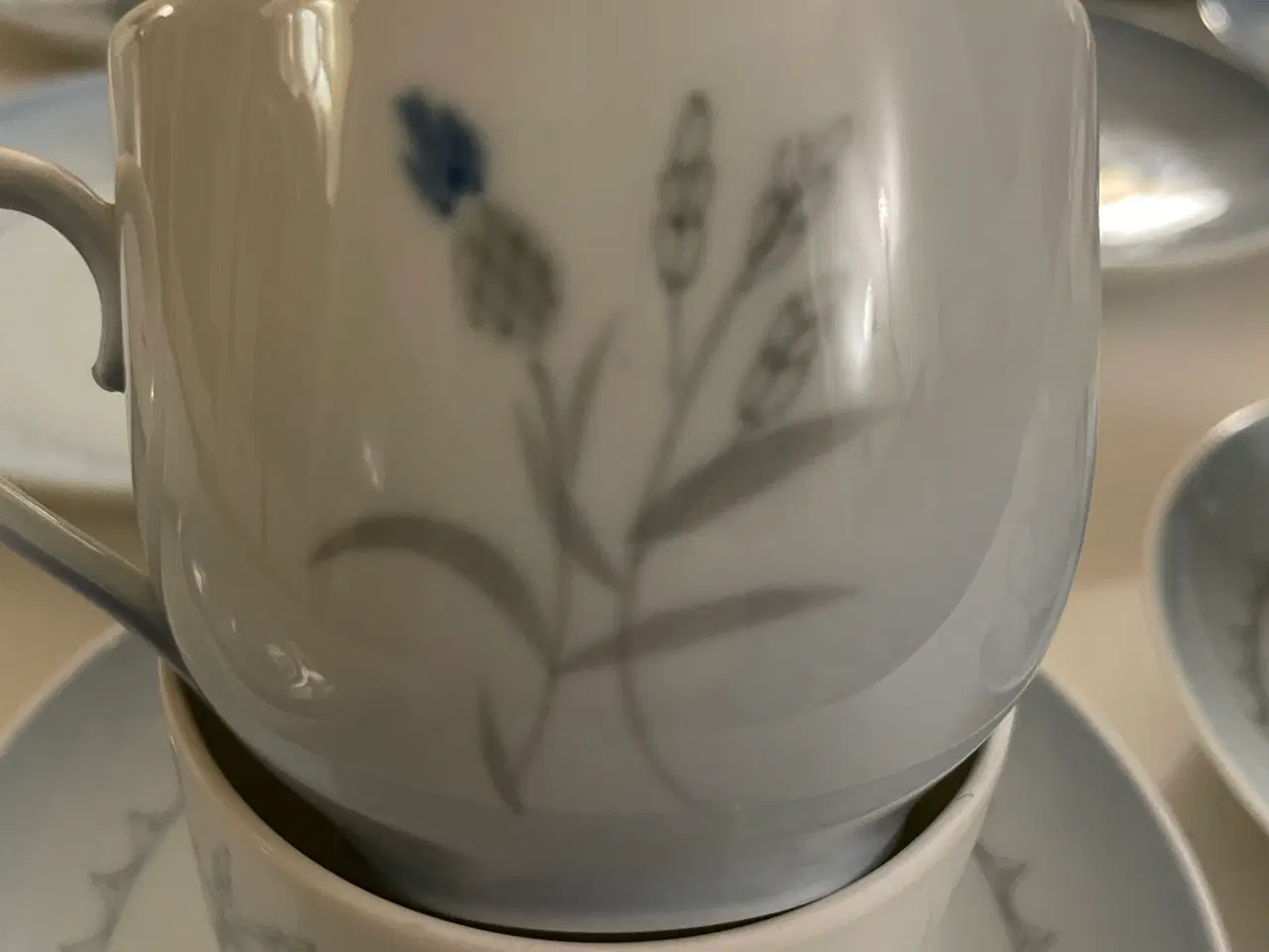 Billede 4 - B&G kaffestel til 8 pers., blå kornblomst