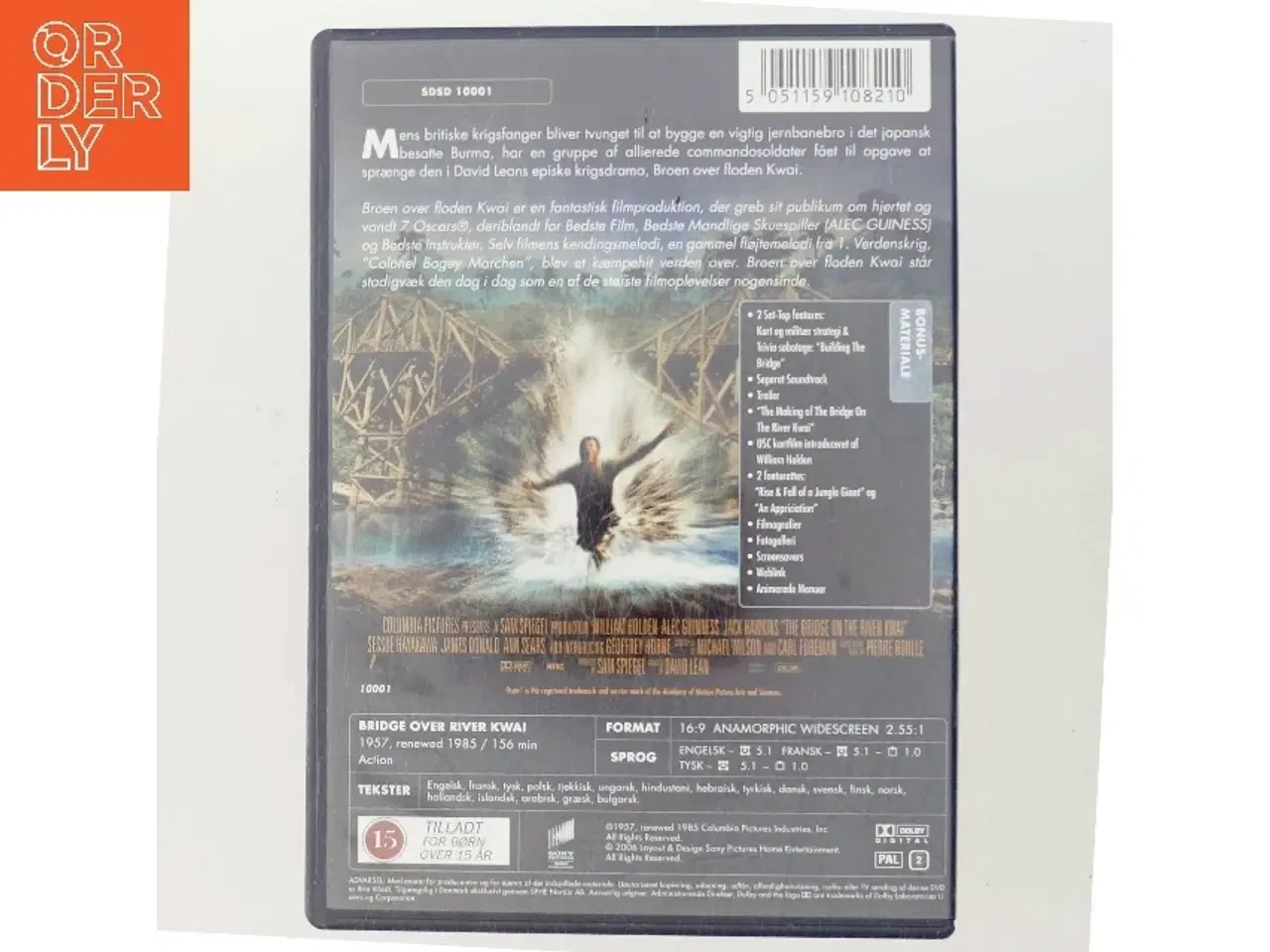 Billede 3 - Broen over Floden Kwai med William Holden (DVD)