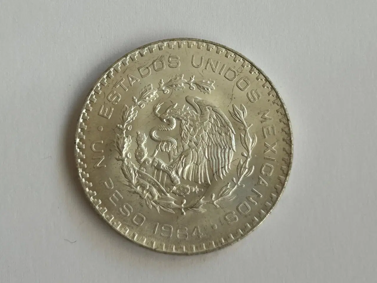 Billede 1 - 1 Peso Mexico 1964 - .100 Silver