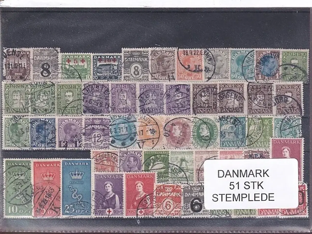 Billede 1 - Danmark Samling -  51 Stk. Stemplede