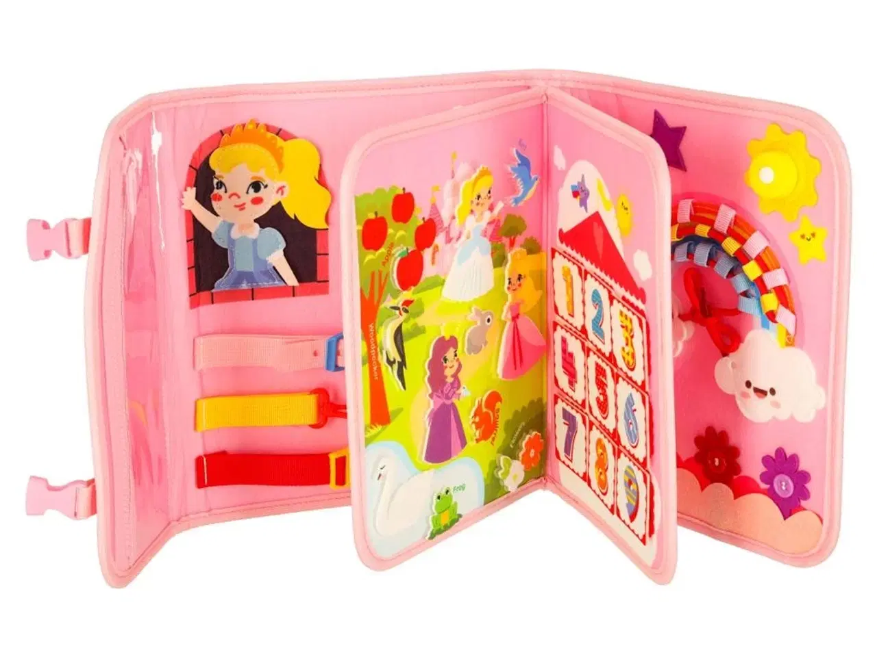 Billede 7 - Sanse- og Montessori aktivitetsmappe rygsæk – pink