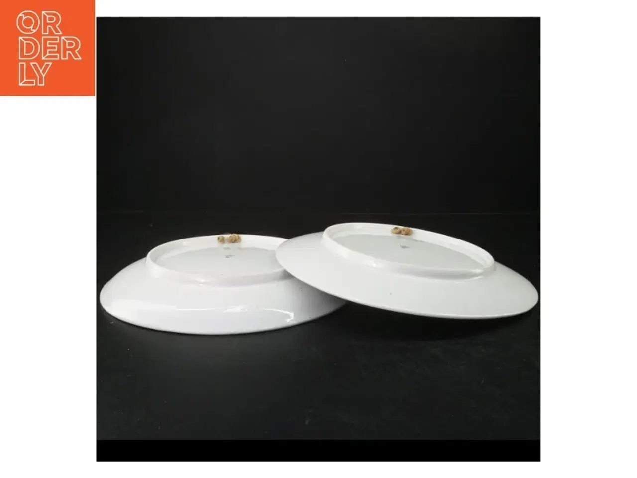 Billede 2 - Blå og hvide dekorative tallerkener (str. Ø. 26 cm)
