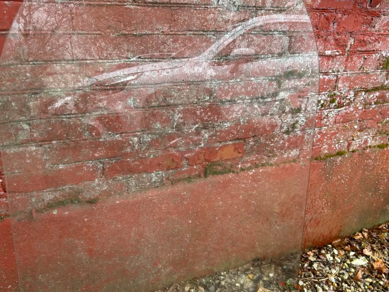 Billede 2 - Hærdet glas til underlag brændeovn 