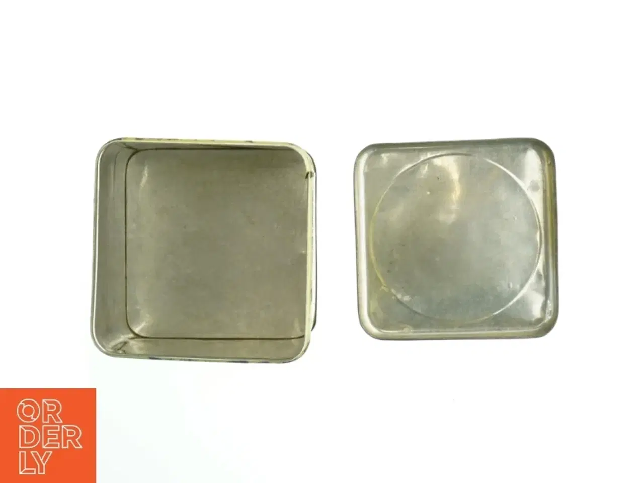 Billede 2 - Vintage H. C. Andersen metal opbevaringskasse (str. 18x18 cm)