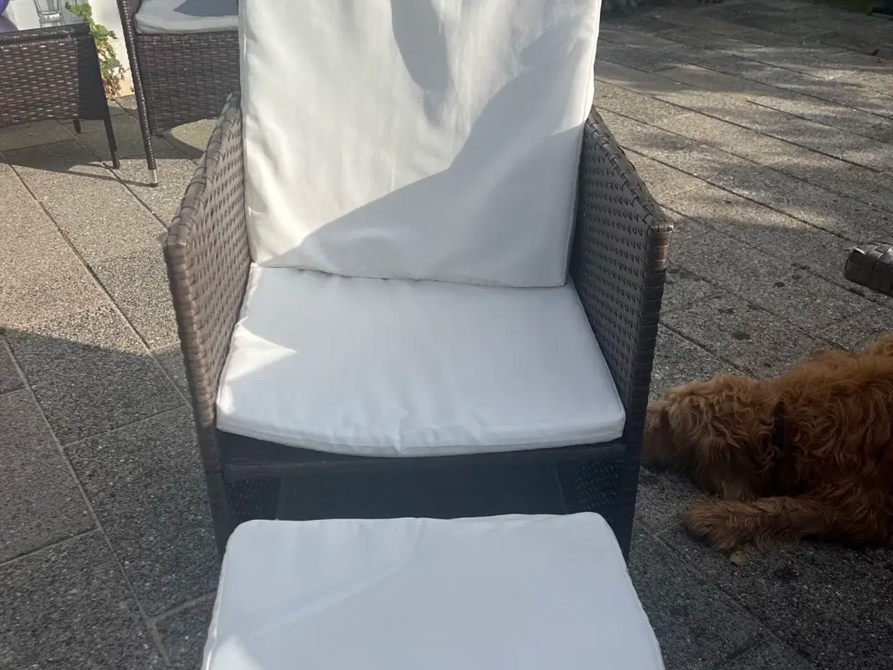 Billede 2 - Havemøbelsæt i brun rattan