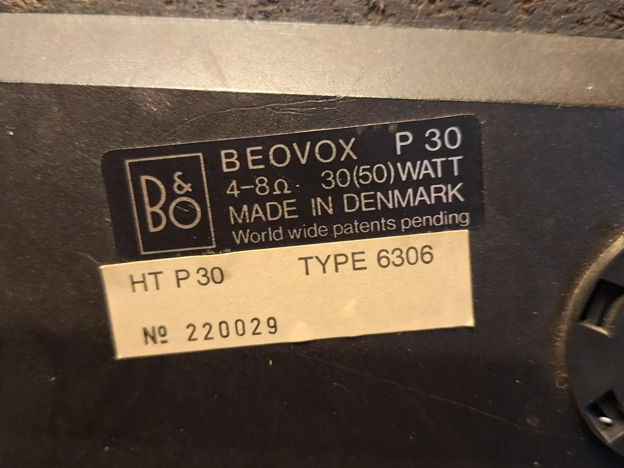 Billede 4 - B&O Højtaler P 30
