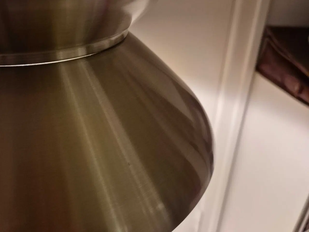 Billede 5 - Messinglampe med karrygul kontrastfarve