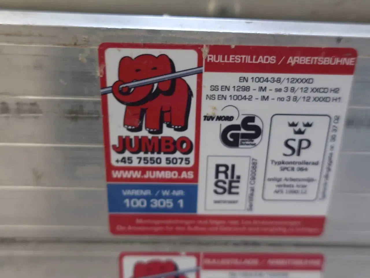 Billede 5 - Rullestilads med 3 dæk