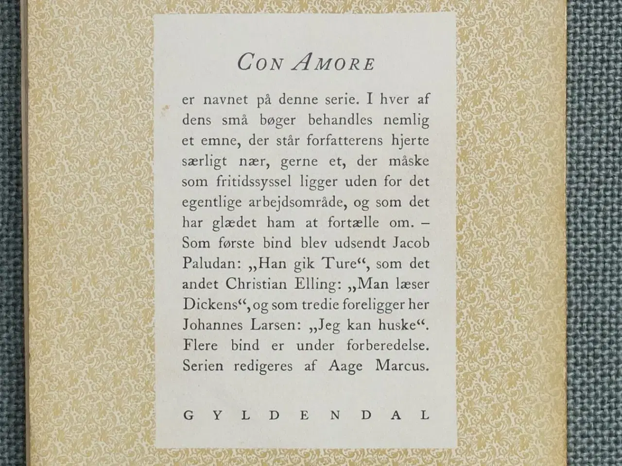 Billede 3 - JOHANNES LARSEN: Jeg kan huske