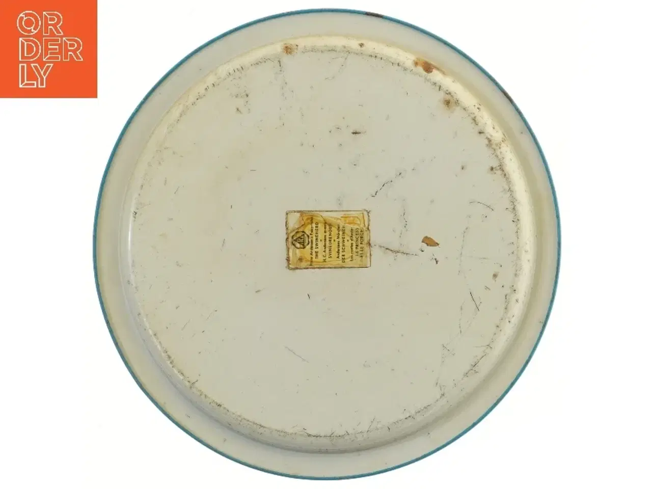 Billede 2 - Vintage HC Andersen Svinedrengen serveringsbakke fra Ira (str. Ø 34 cm)