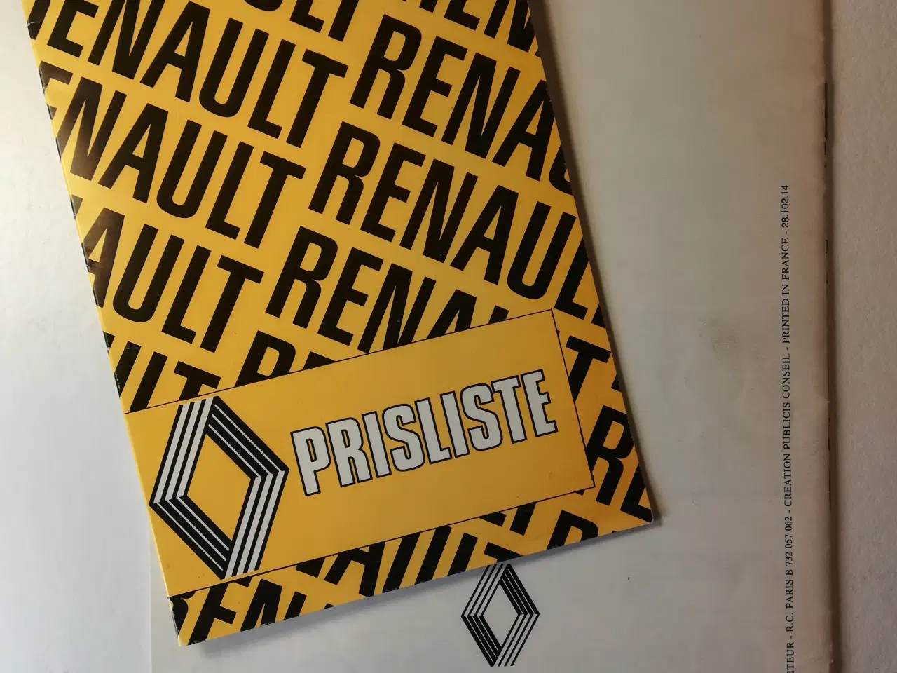 Billede 2 - Renault 4 brochure og Renault prisliste