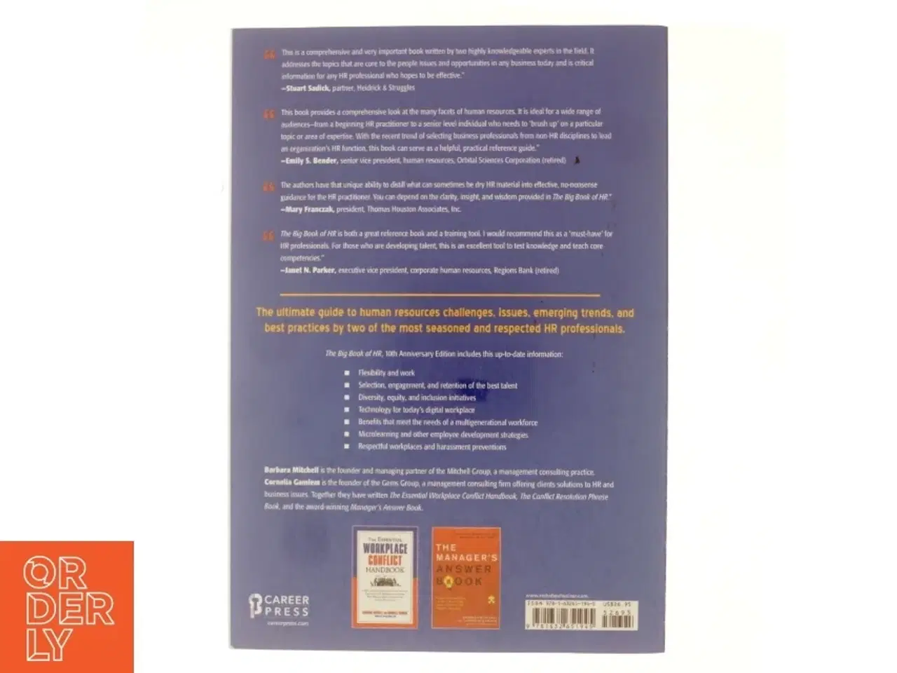 Billede 3 - The Big Book of HR, 10th Anniversary Edition af Barbara Mitchell, Cornelia Gamlem (Bog)