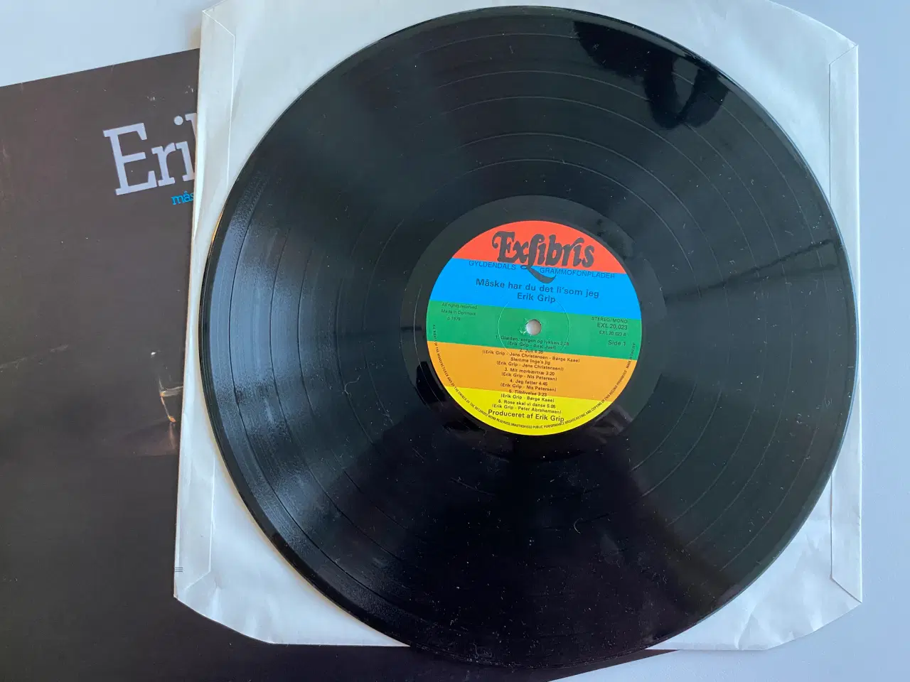 Billede 2 - LP.Erik Grip ‎– Måske Har Du Det Li'Som Jeg