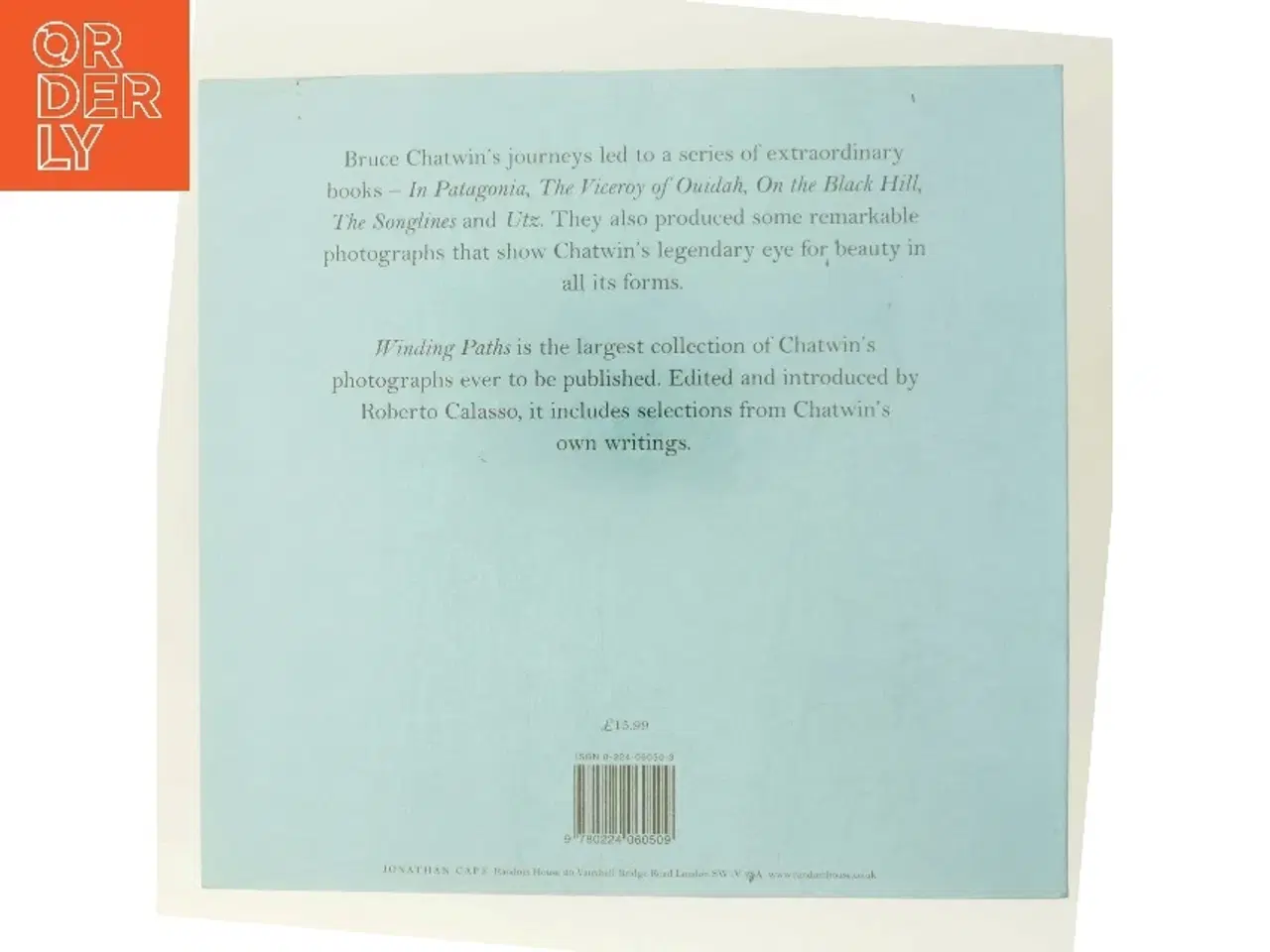 Billede 3 - Winding paths af Bruce Chatwin (Bog)