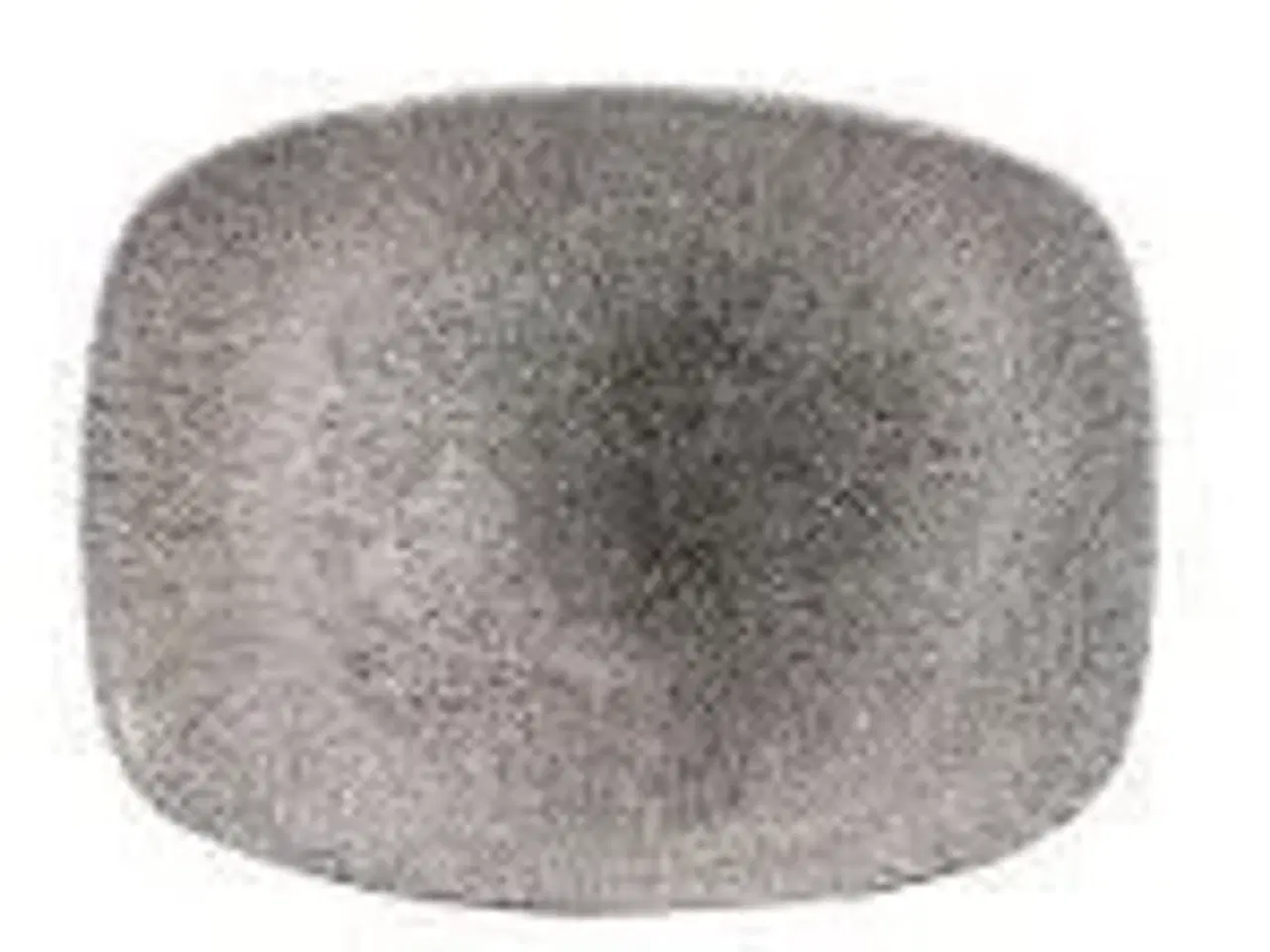 Billede 1 - 12 stk. Serveringsfad sort B261 x D202 mm Raku Churchill