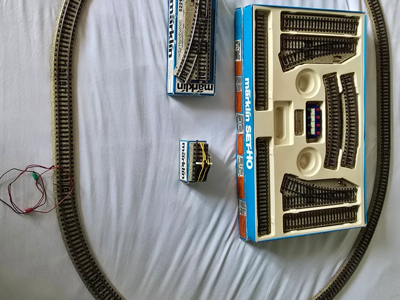 Billede 1 - Märklin tog, vogne, huse, mennesker, biler