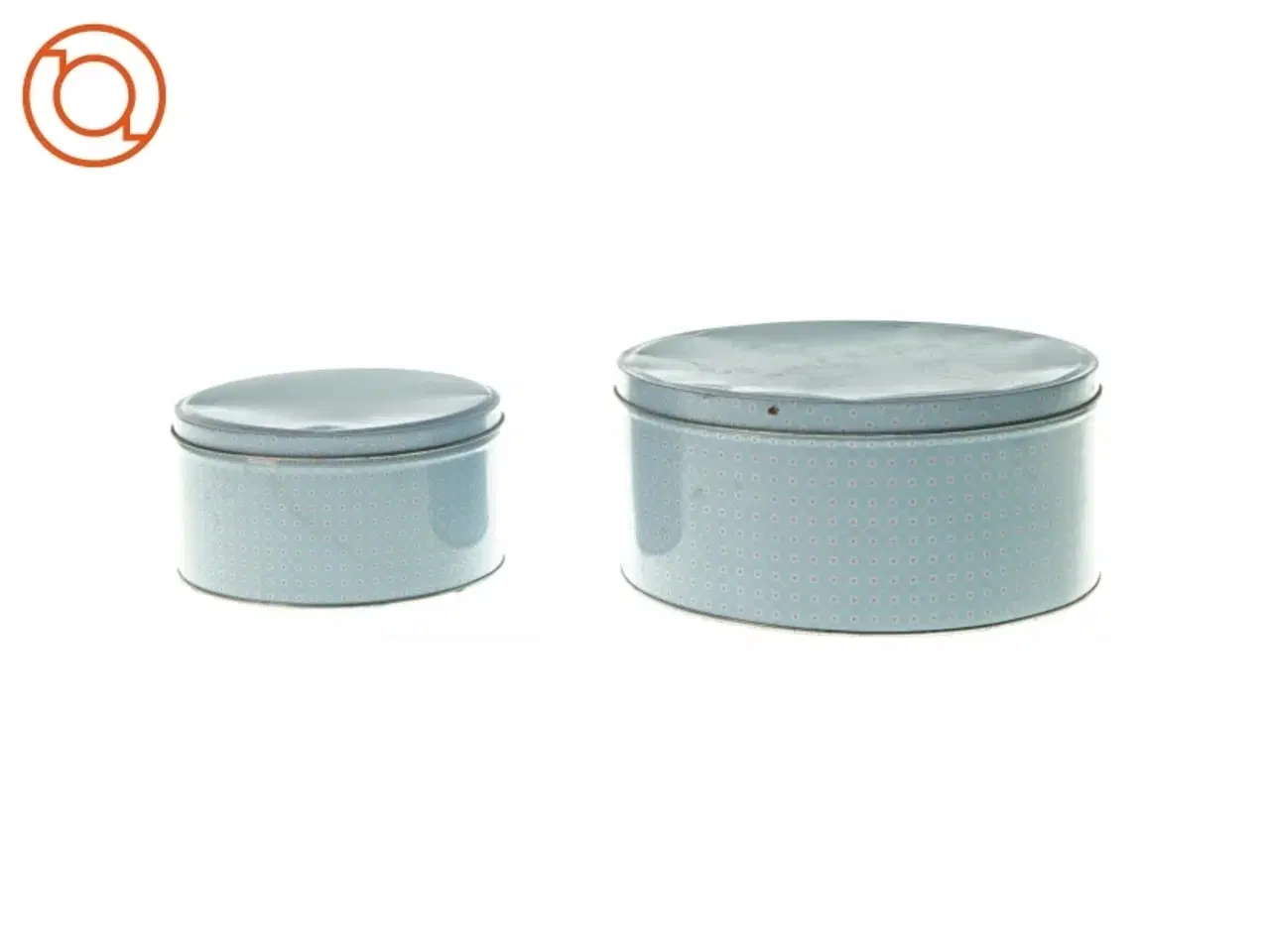 Billede 1 - Runde metalbøtter 2 styks (str. Ø: 20 og 14 cm)