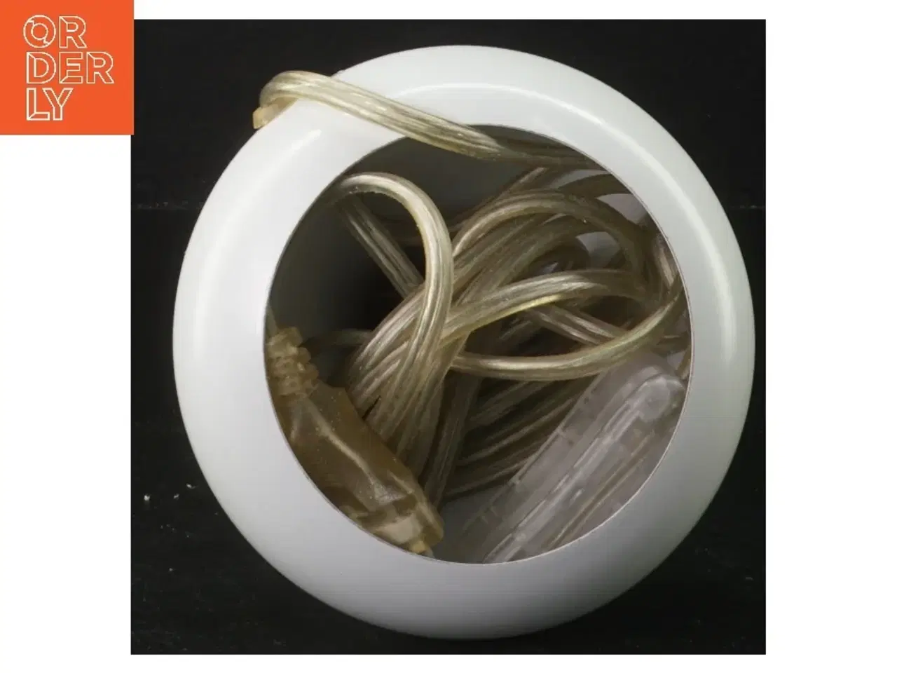 Billede 2 - Bordlampe i hvid fra Mark Sljd (str. 25 cm)