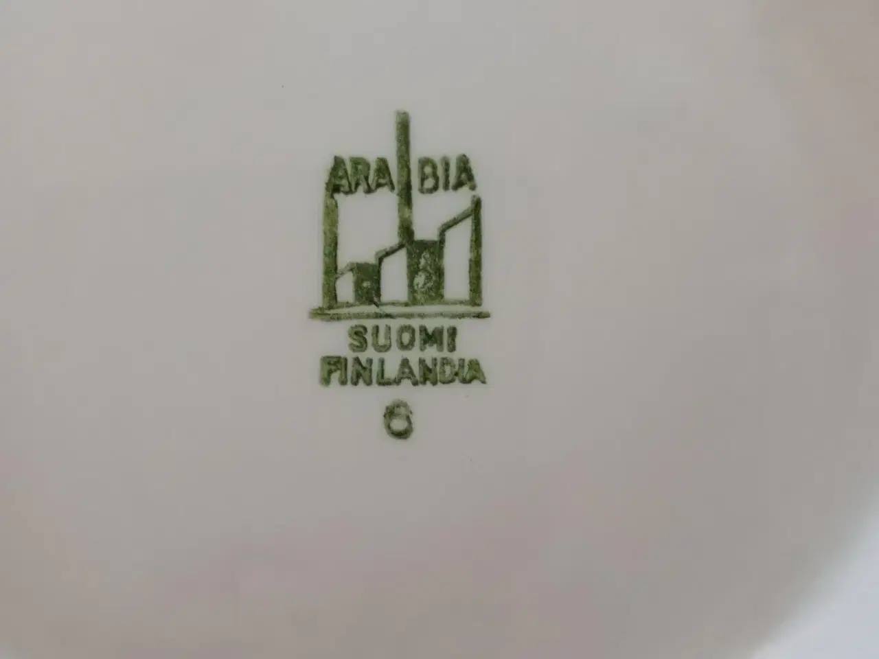 Billede 11 -  Arabia  finsk blå spisestel på 49 dele