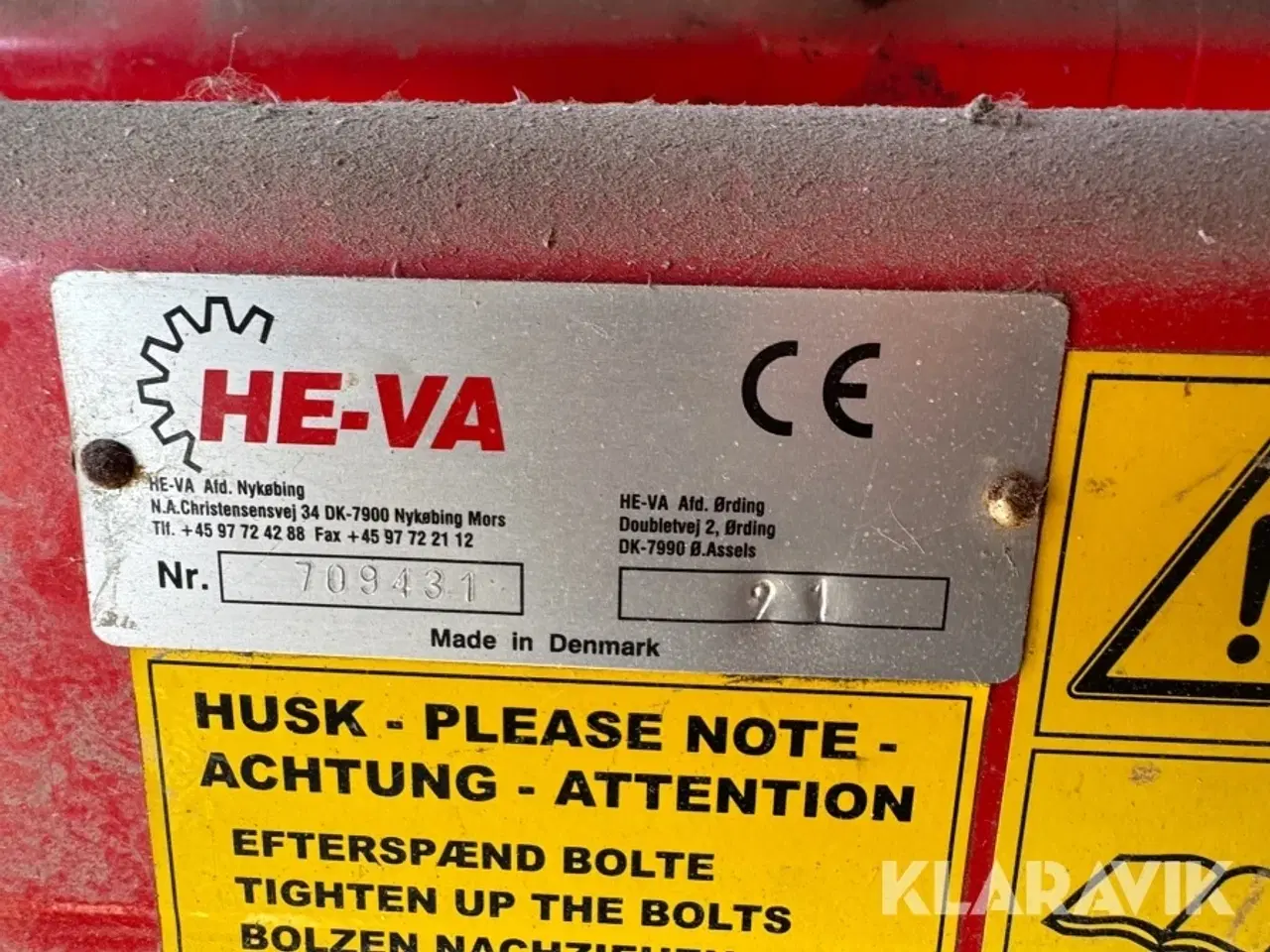 Billede 5 - Front Board He-va 600