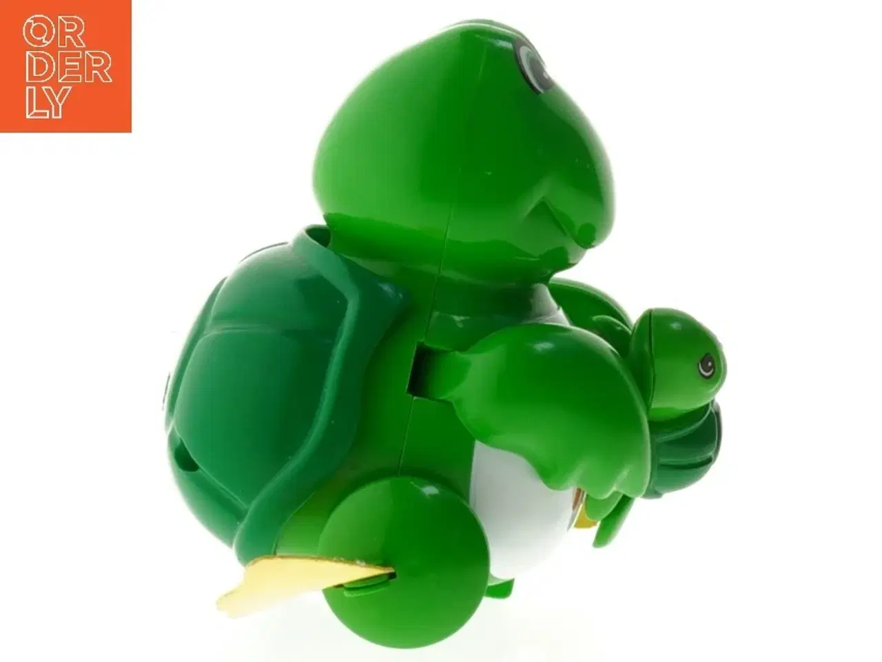 Billede 5 - Plastik skildpaddedukke med baby skildpadde fra Tomy (str. 13x12 cm)