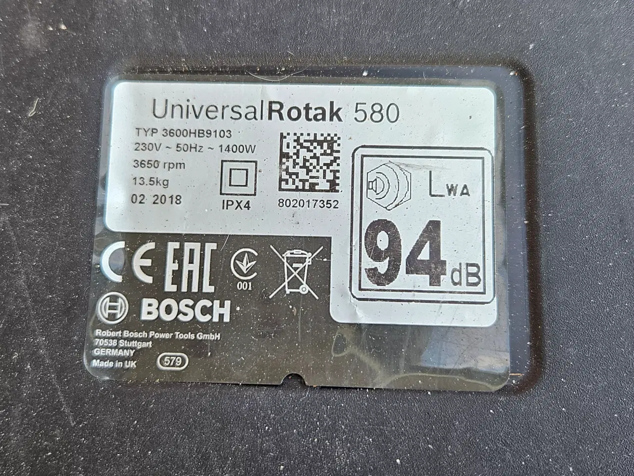 Billede 4 - Bosch Rotak 580 plæneklipper