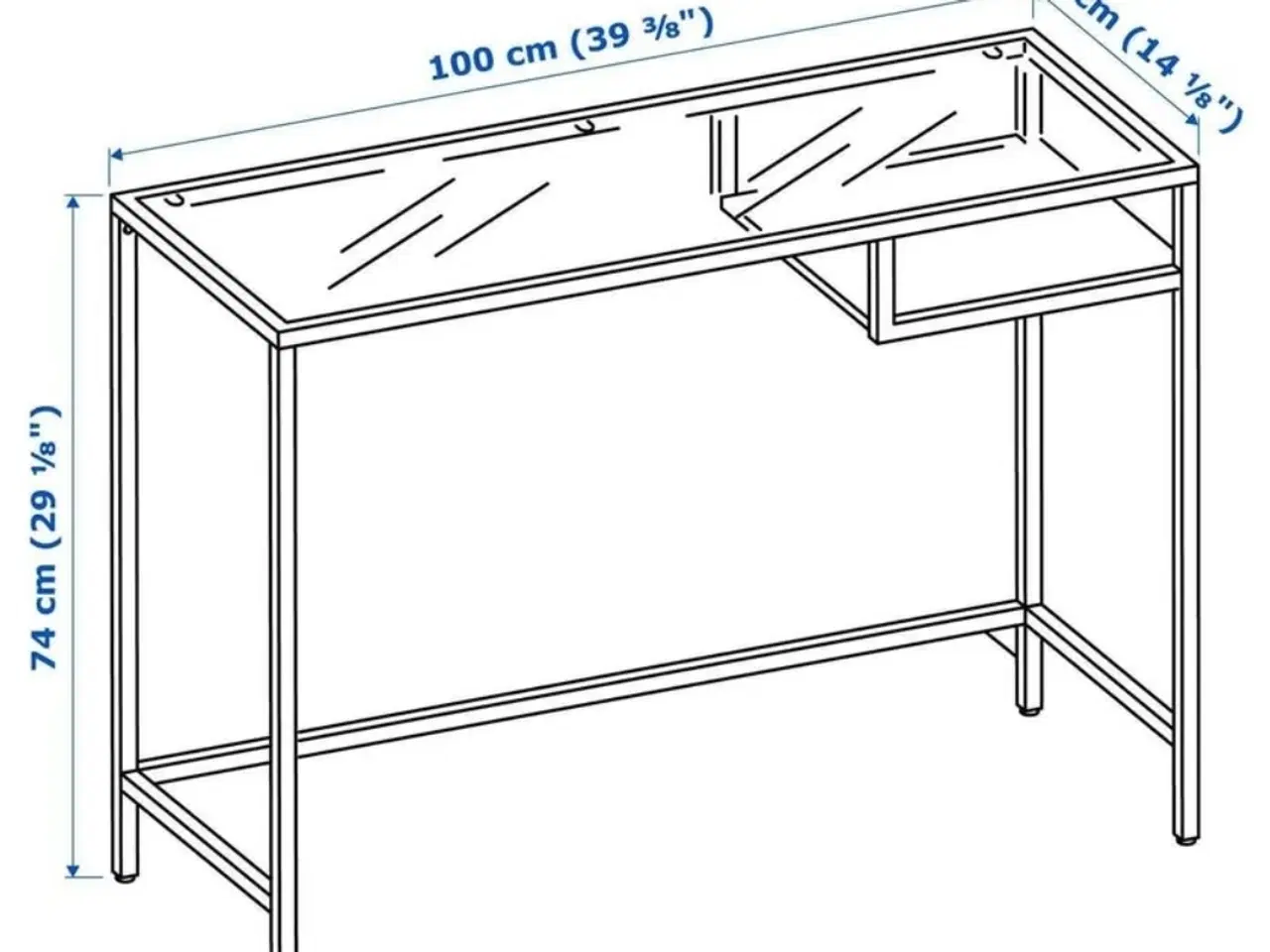 Billede 2 - Ikea Vittjso bord