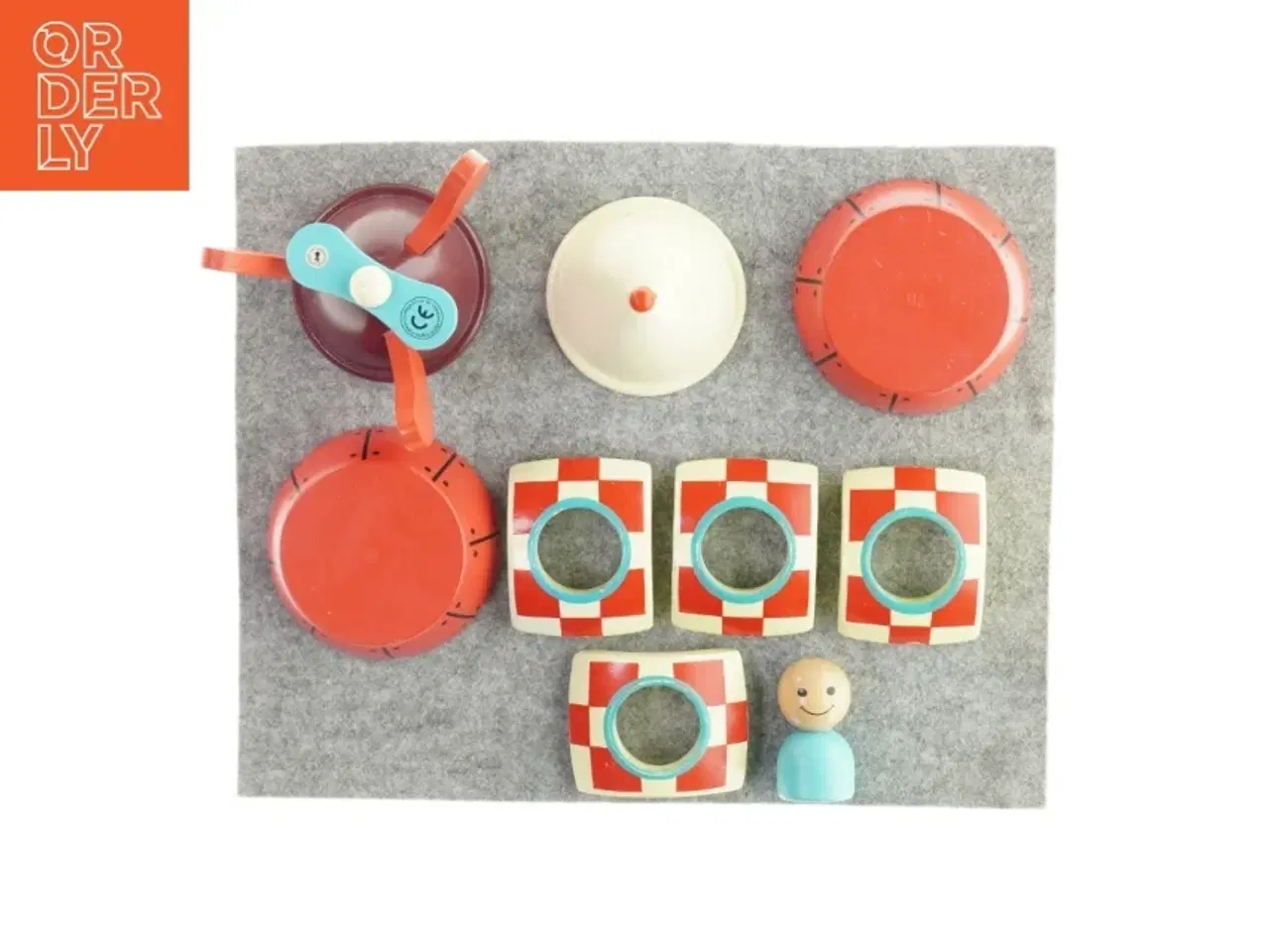 Billede 1 - Træ bygge figur