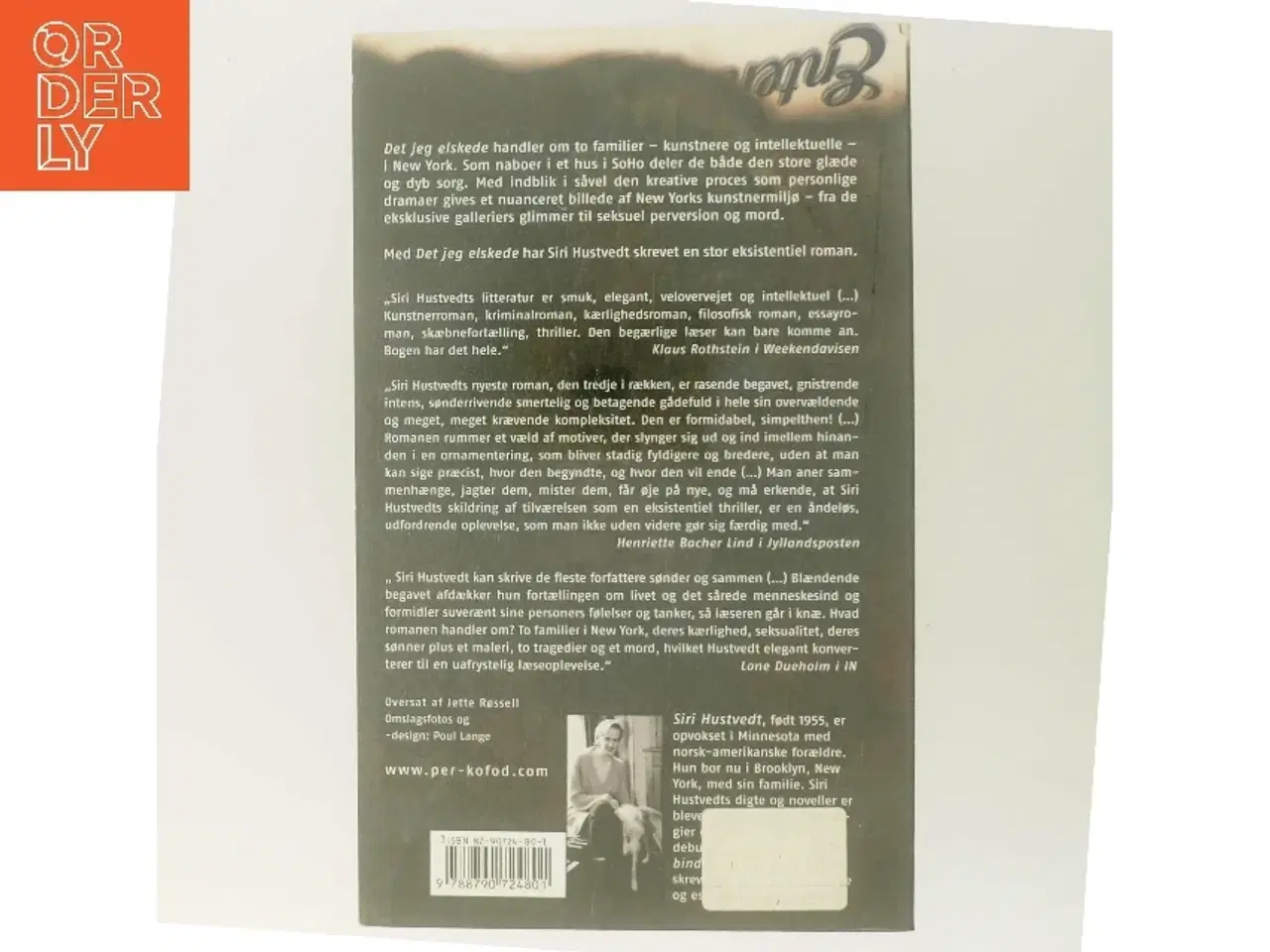 Billede 3 - Det jeg elskede : roman af Siri Hustvedt (Bog)