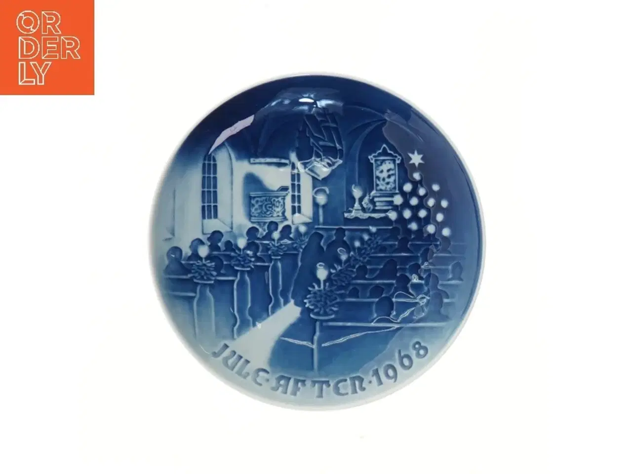 Billede 1 - Royal Copenhagen juleplatte 1968 fra Royal Copenhagen (str. Ø 18,4 cm)