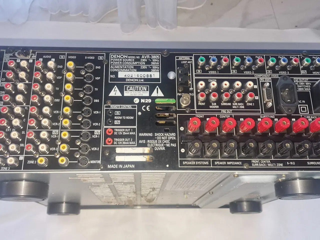 Billede 2 - Denon AVR-3805 forstærker/receiver 