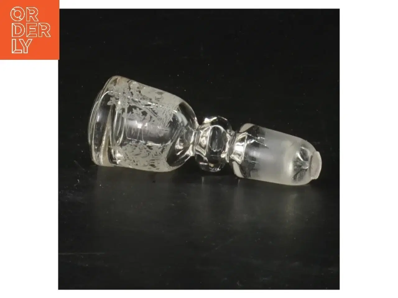 Billede 2 - Glasflaskeprop med indgravering (str. 9x2 cm)