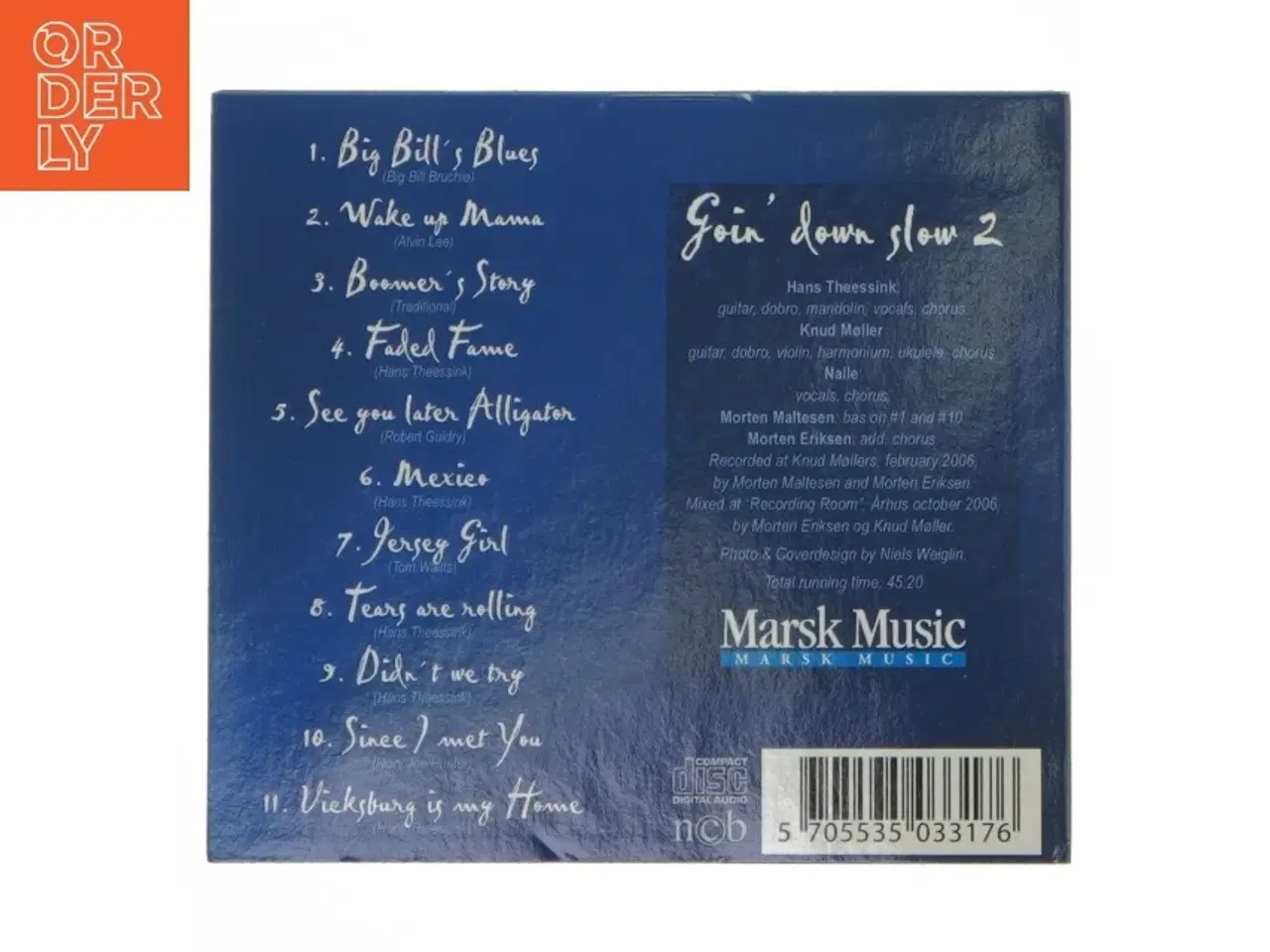 Billede 2 - Hans Theessink  CD: 'Goin' Down Slow 2'