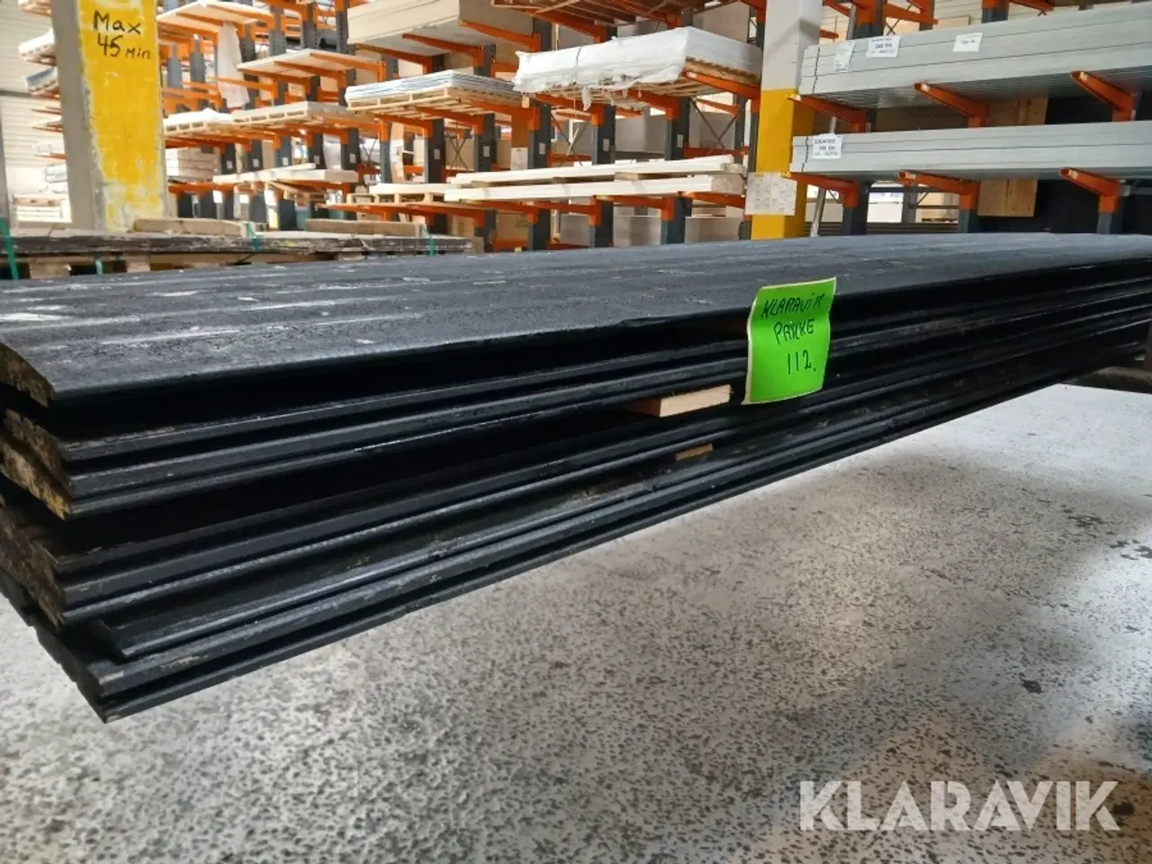 Billede 7 - Klink beklædning Grundmalet Sort, Delvist vandskadet