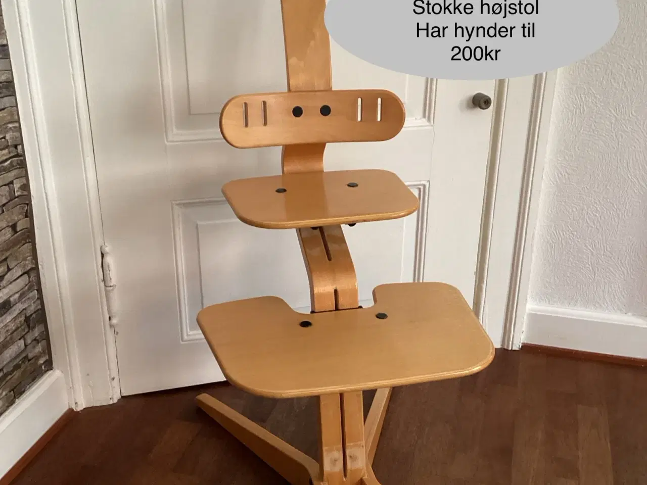 Billede 1 - Stokke højstol. Model Siti
