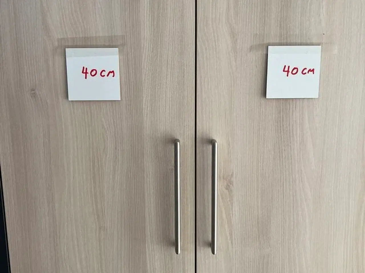 Billede 4 - 2 stk. samlet højskabe H: 214.4 x B: 40 x 60 cm uden sokkel.