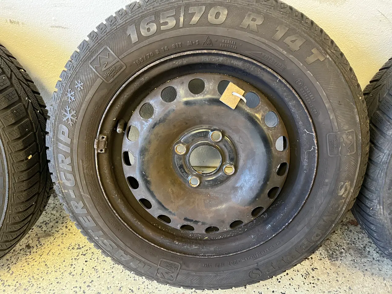 Billede 1 - Vinterdæk 165/70 14 SEAT MII/SKODA CITY GO/VW UP