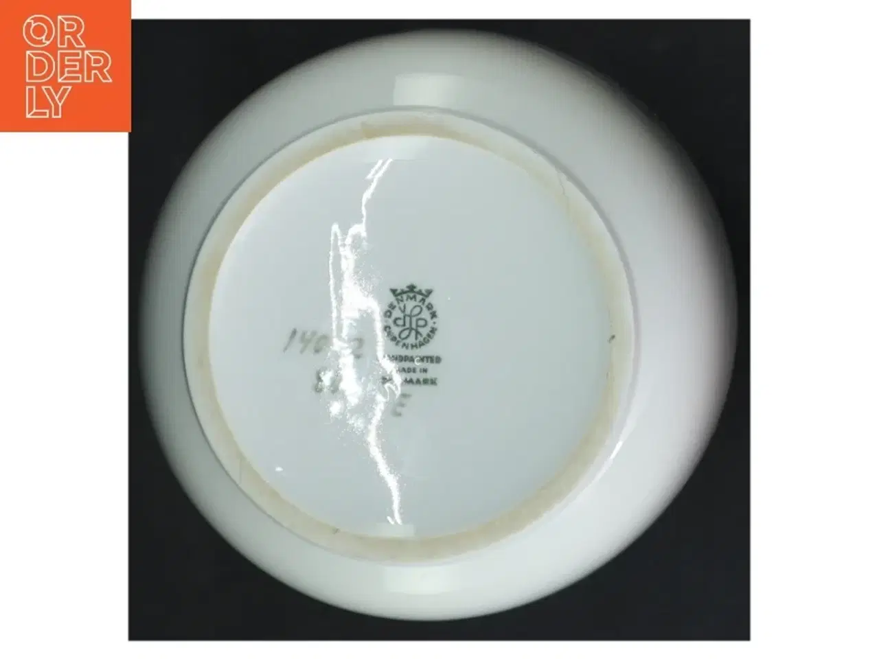 Billede 4 - Håndmalet Lyngby Porcelænsvase (str. H 17 cm)