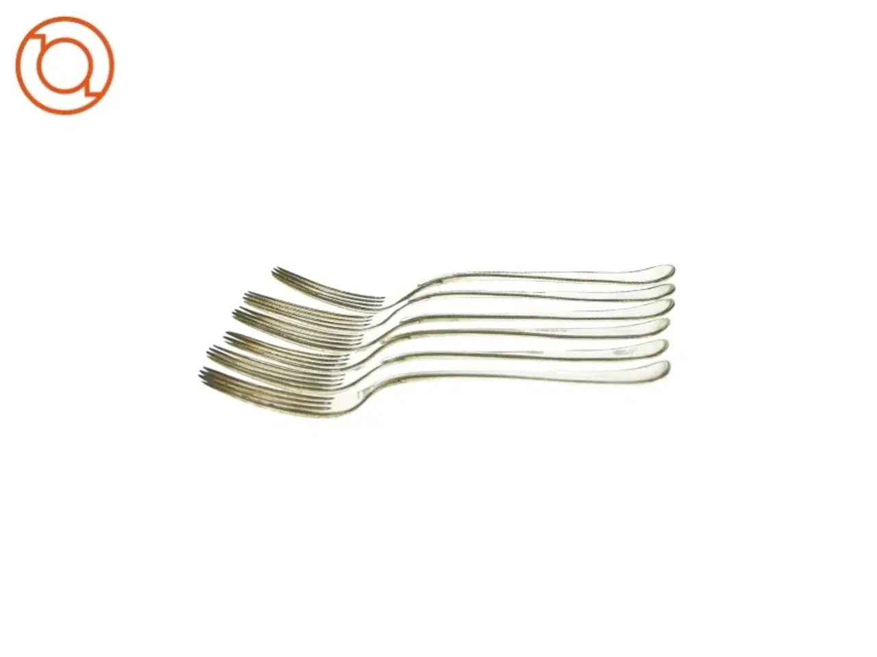Billede 3 - Gafler (6 stk.) fra Ukendt (str. L:19cm)