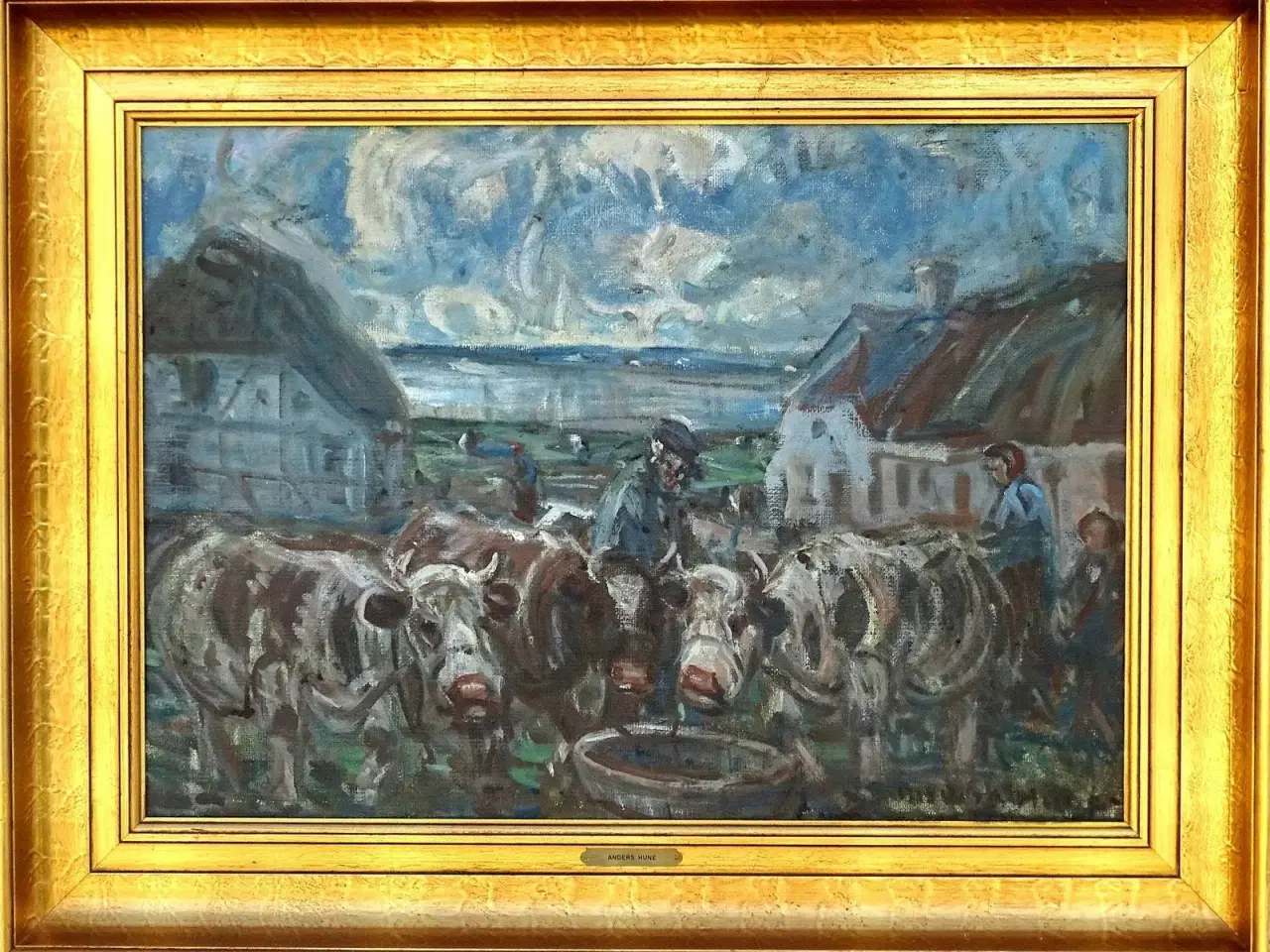 Billede 1 - Maleri af Anders Hune (1894-1968)