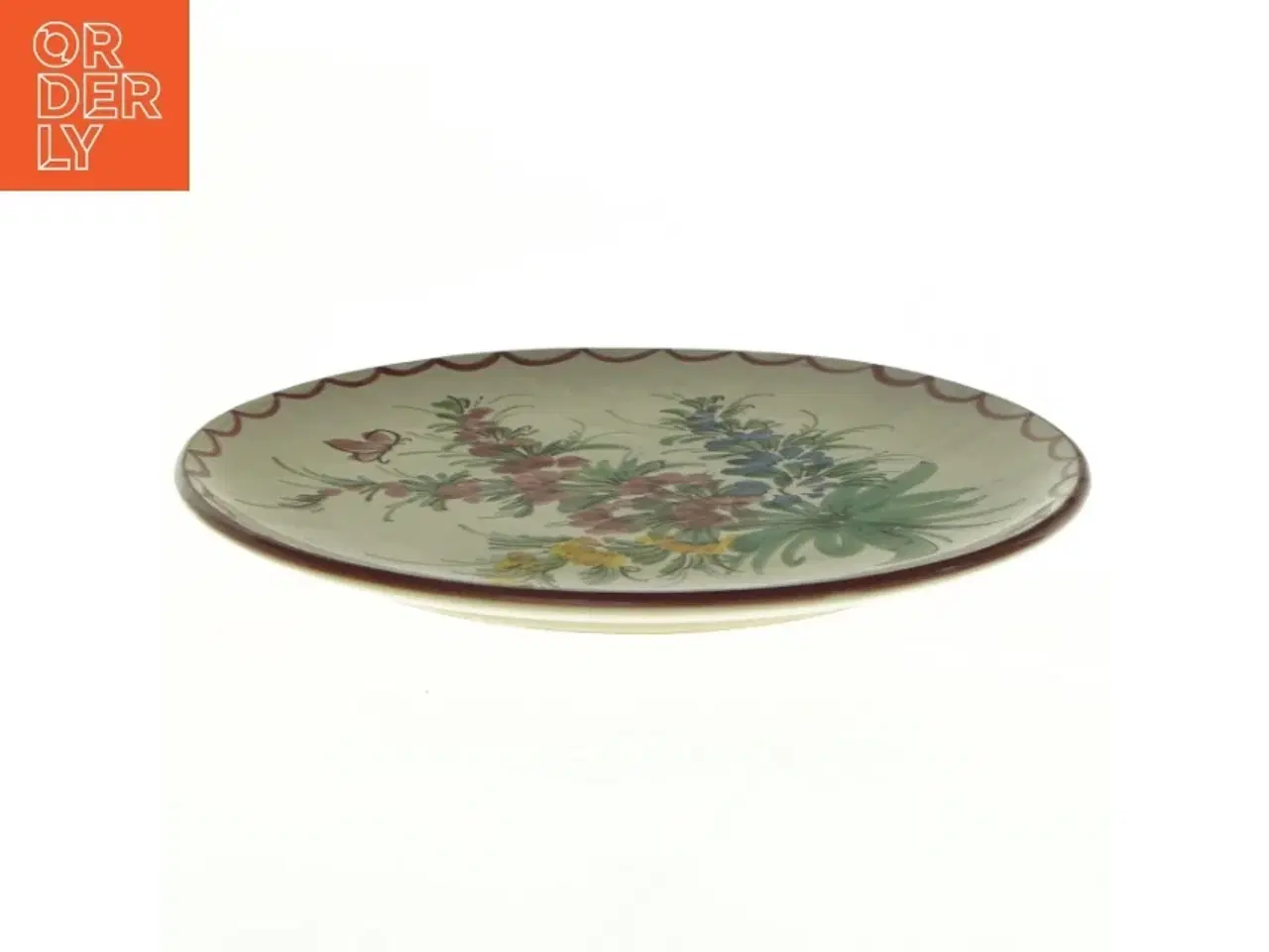 Billede 2 - Blomsterdekoreret fad fra Ulmea (str. Diameter 20 cm)