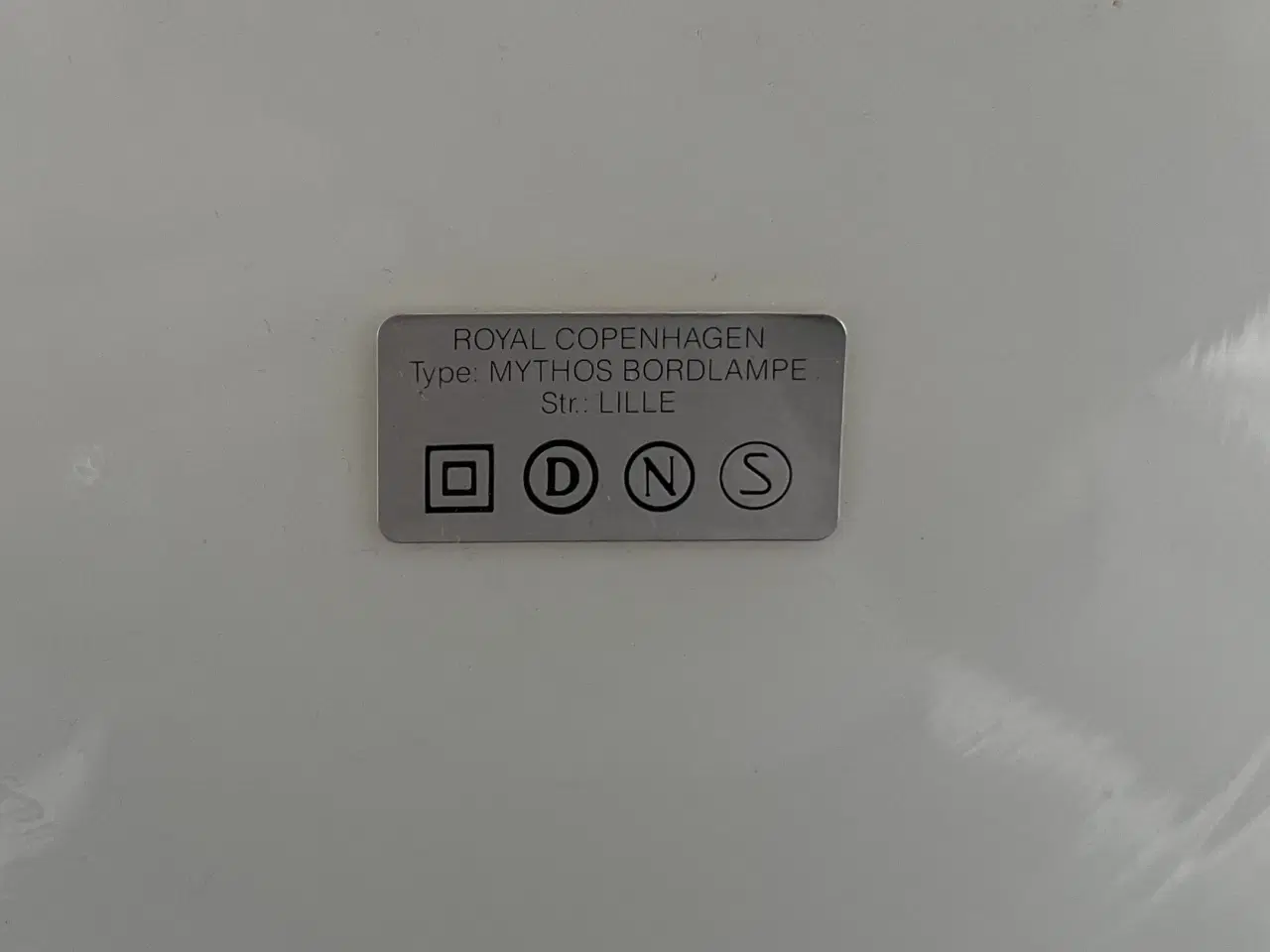 Billede 2 - Royal Copenhagen/Holmegaard bordlampe