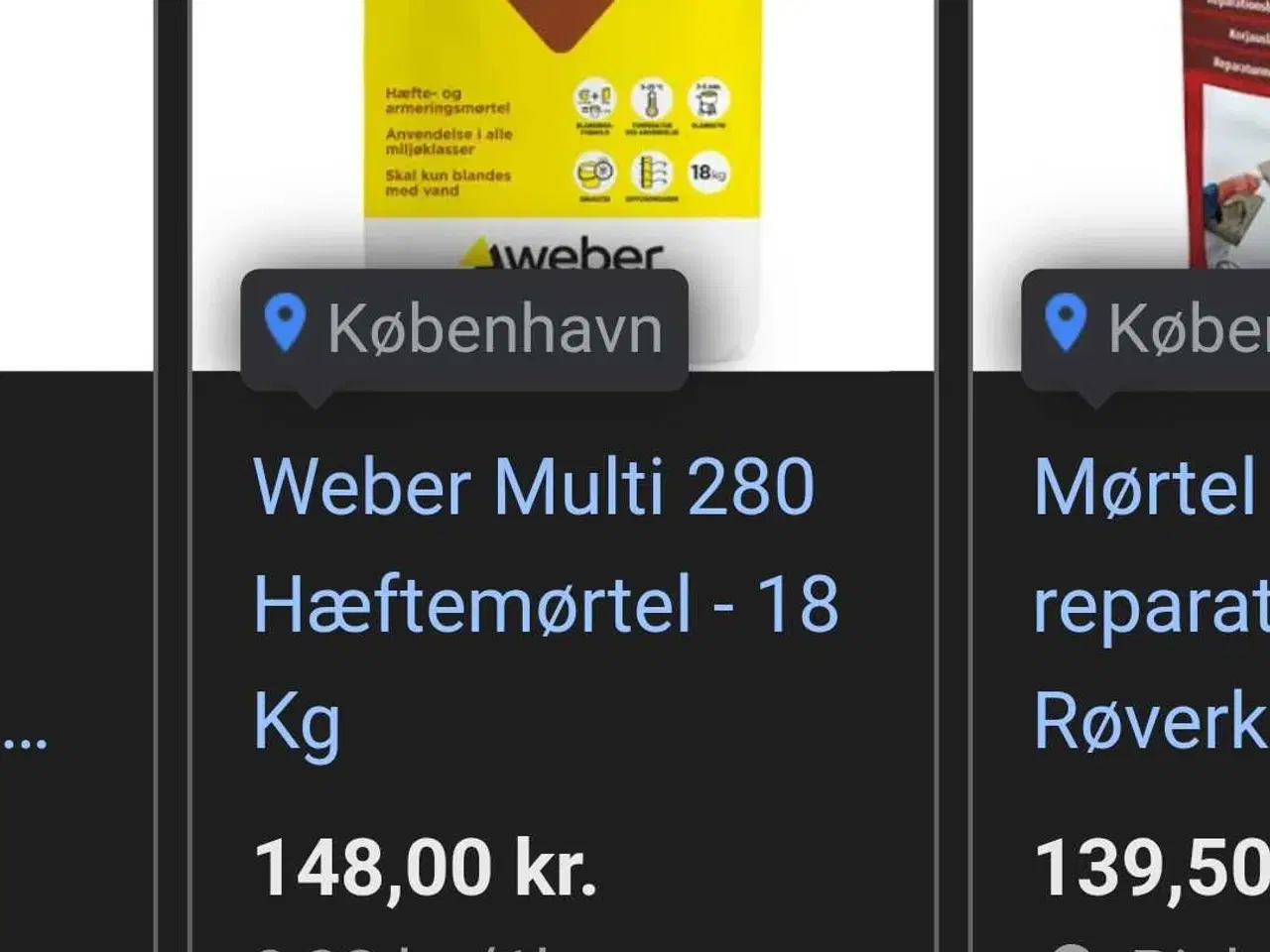 Billede 2 - Weber Multi 280 hæftemørtel - 1 pose (50% rabat)