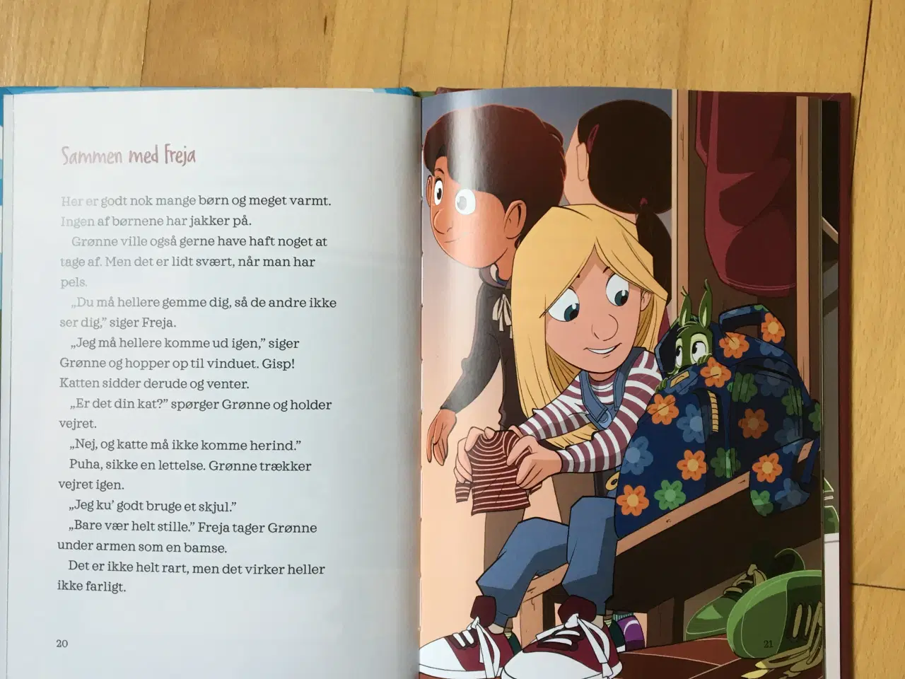 Billede 3 - Børnebog ”Et egern flytter ind”.