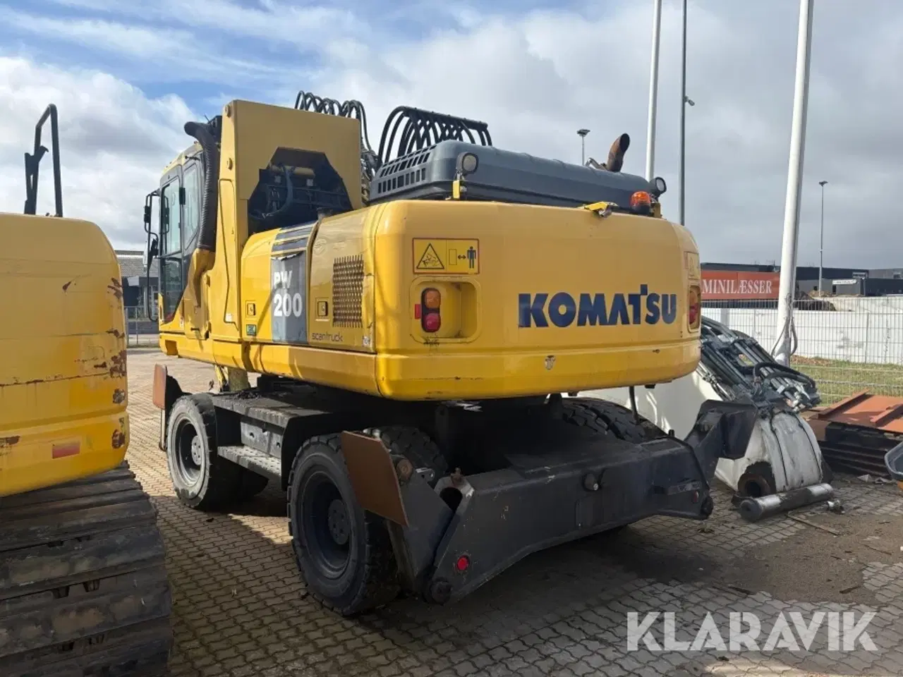 Billede 2 - Gravemaskine Komatsu PW200-7E0