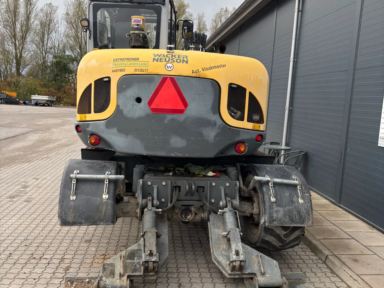 Billede 5 - Gummihjulsgravemaskine