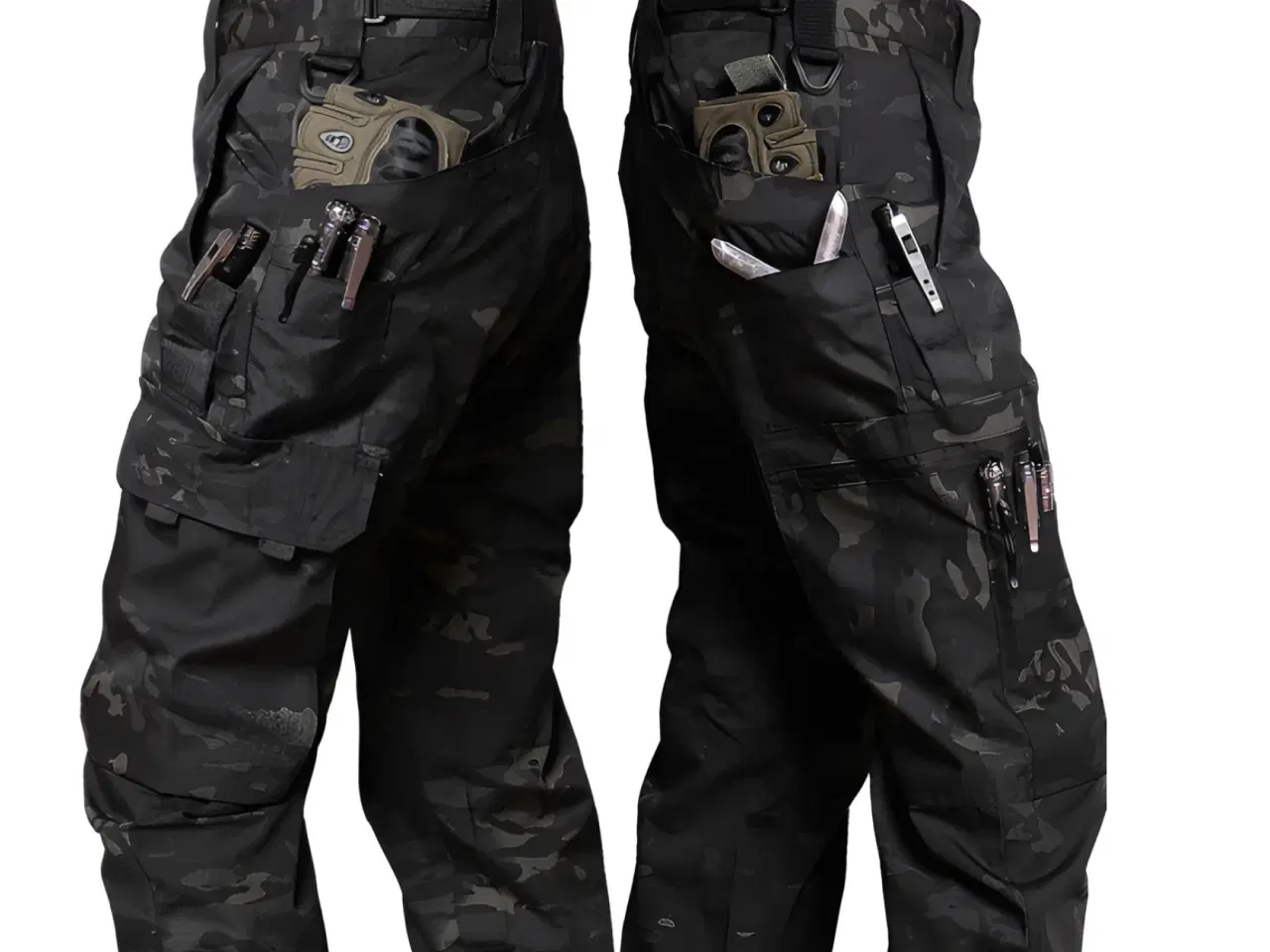 Billede 1 - Sort Camouflage Arbejdsbuks