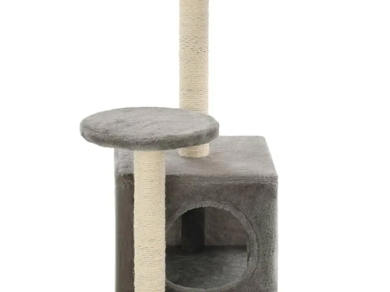 Billede 5 - Kradsetræ til katte med sisal-kradsestolper 60 cm grå