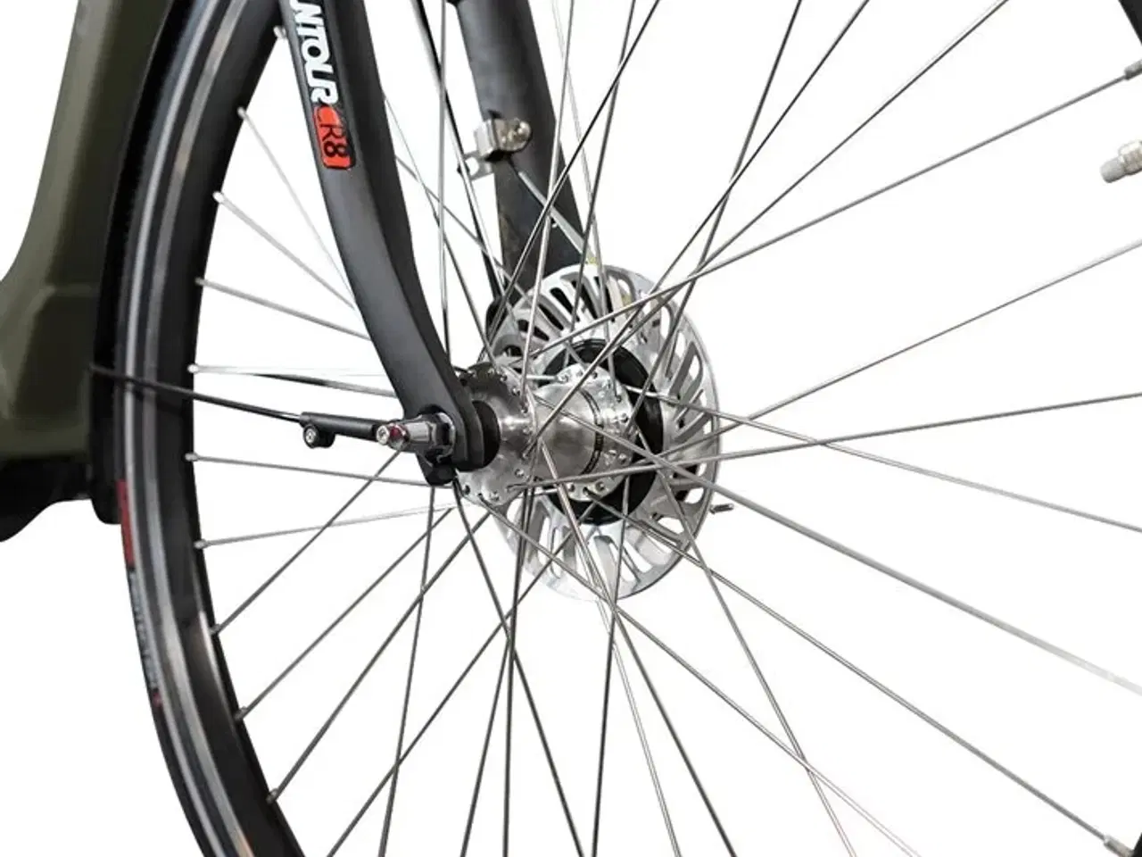 Billede 3 - Lindebjerg 28'' Elcykel Center Long Range H - Mat Grøn