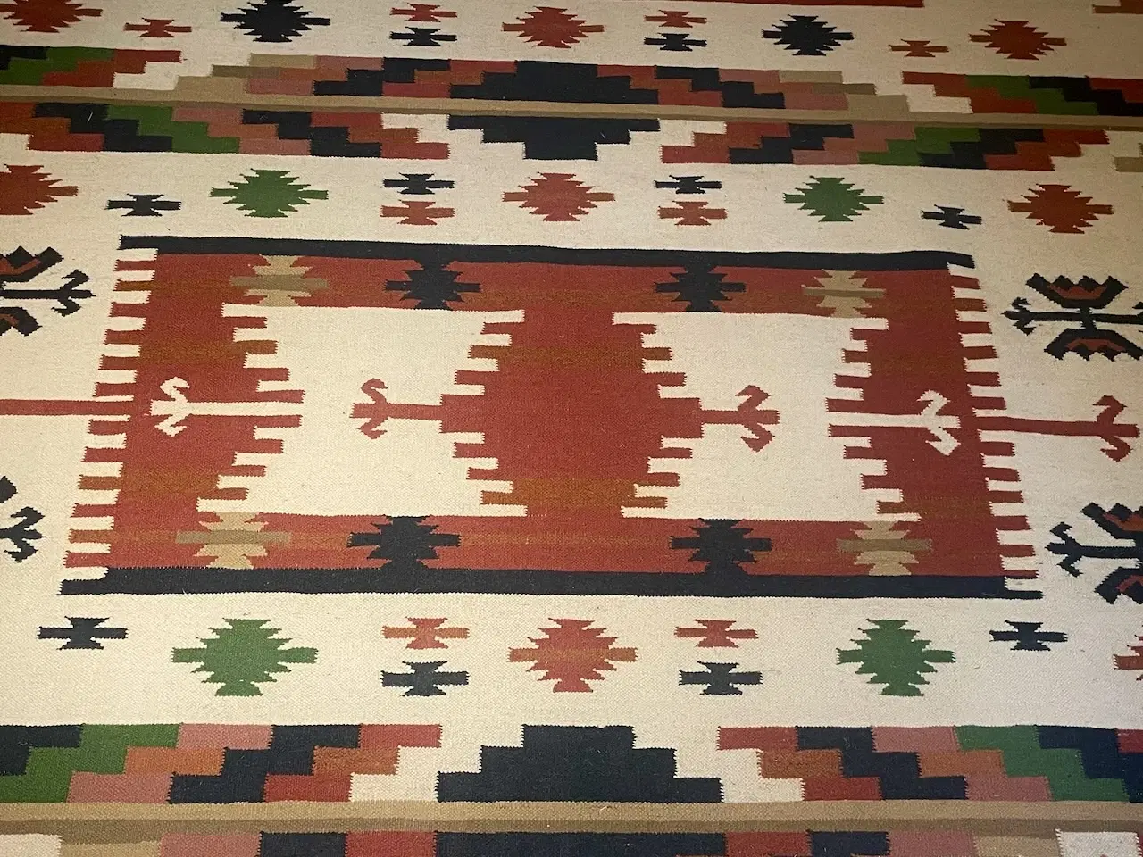 Billede 4 - ÆGTE KELIMTÆPPE I SKØNNE FARVER. 300 X 200.